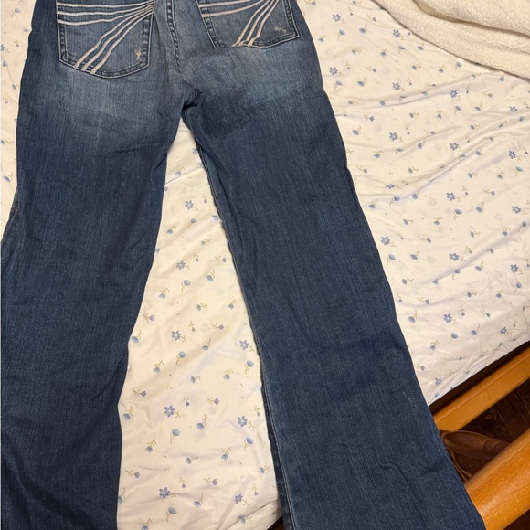 7 For All Mankind Dark Blue Flare Jeans